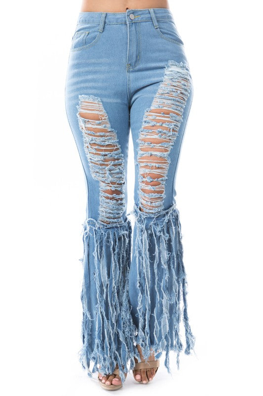 SHE FLARIN' DENIM JEANS