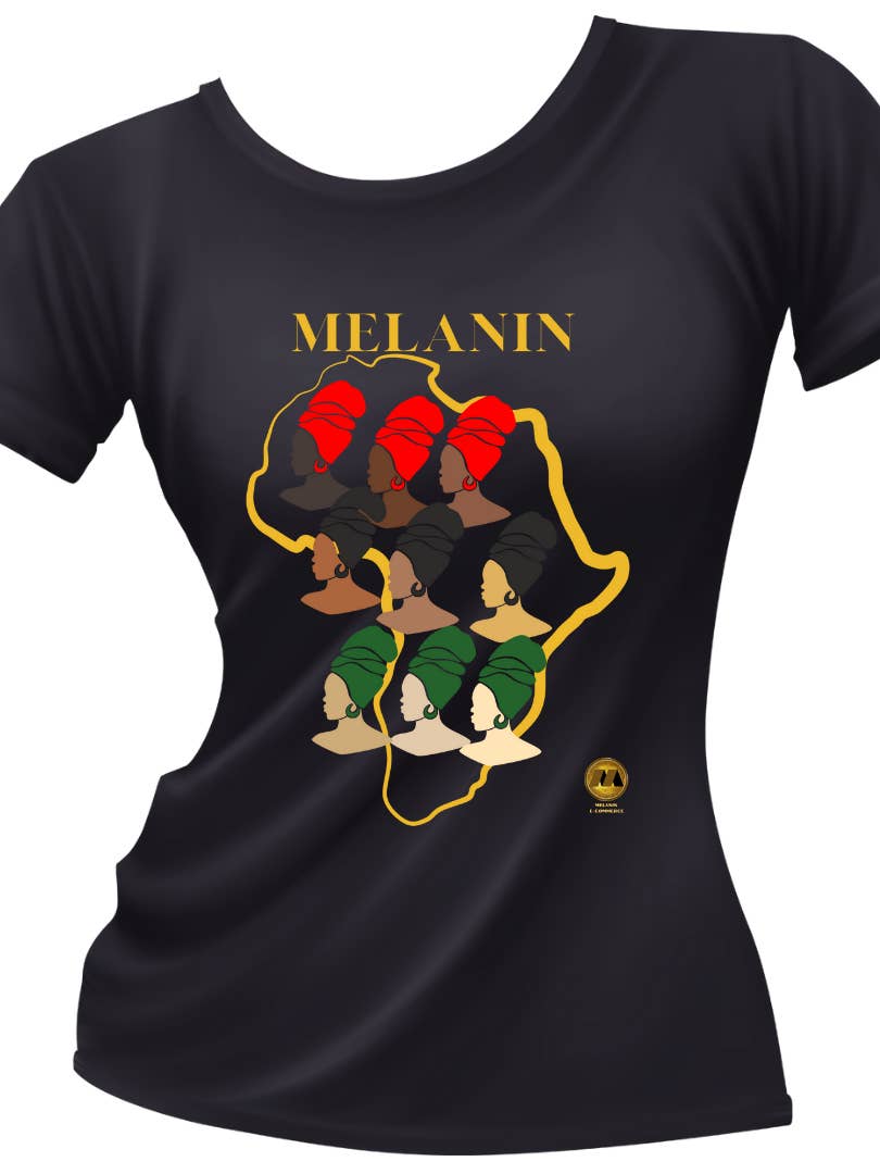 Queens of Africa T-Shirt (Shades of Melanin) with (FREE GIFT)
