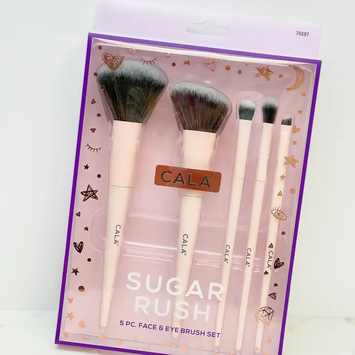 5 Piece Face & Eye Brush Set