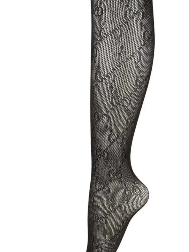 Fancy Double G Fishnet Stockings
