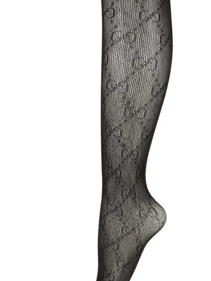 Fancy Double G Fishnet Stockings