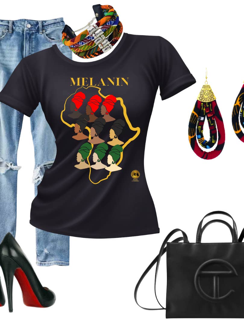 Queens of Africa T-Shirt (Shades of Melanin) with (FREE GIFT)