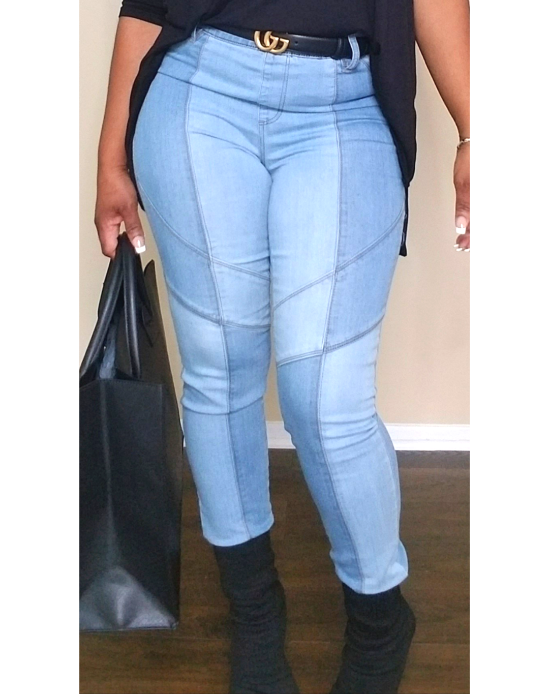 Keep It Walkin' Skinny Jeans