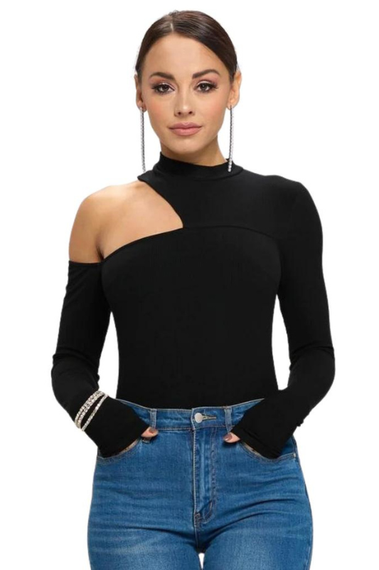 Sultry Cut-Out Bodysuit