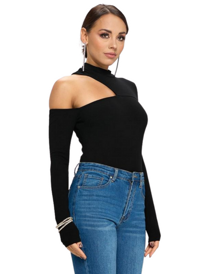 Sultry Cut-Out Bodysuit