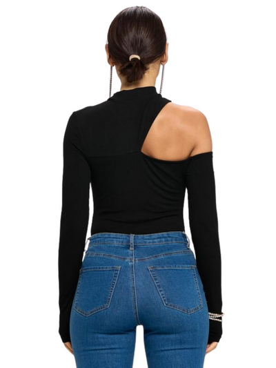 Sultry Cut-Out Bodysuit