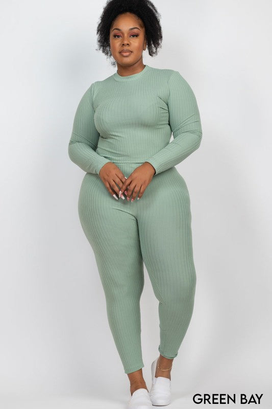 On Chill Top & Leggings Set Plus Size