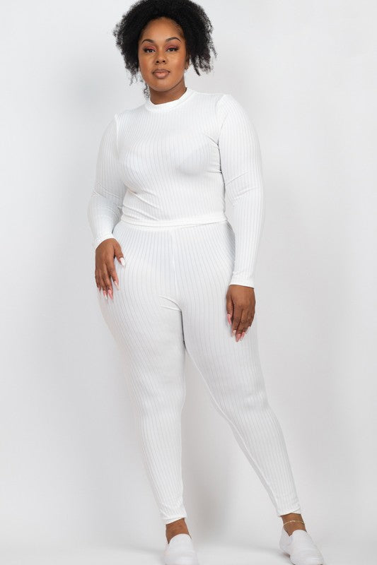 On Chill Top & Leggings Set Plus Size