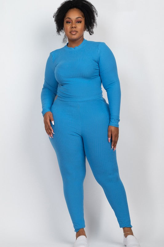 On Chill Top & Leggings Set Plus Size