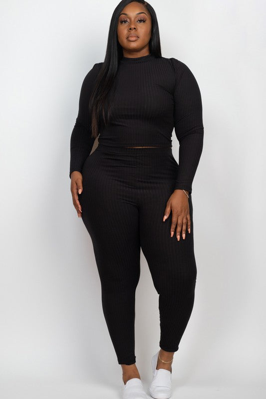 On Chill Top & Leggings Set Plus Size