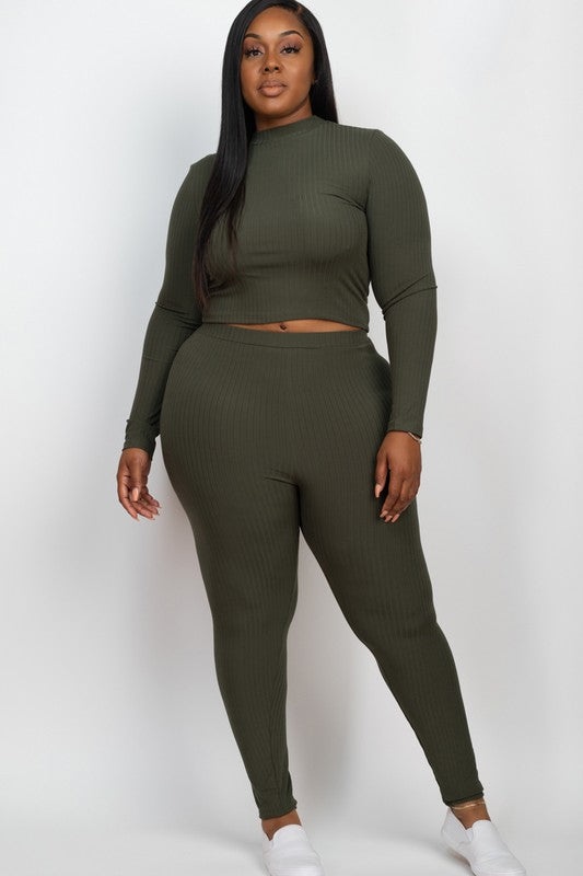 On Chill Top & Leggings Set Plus Size