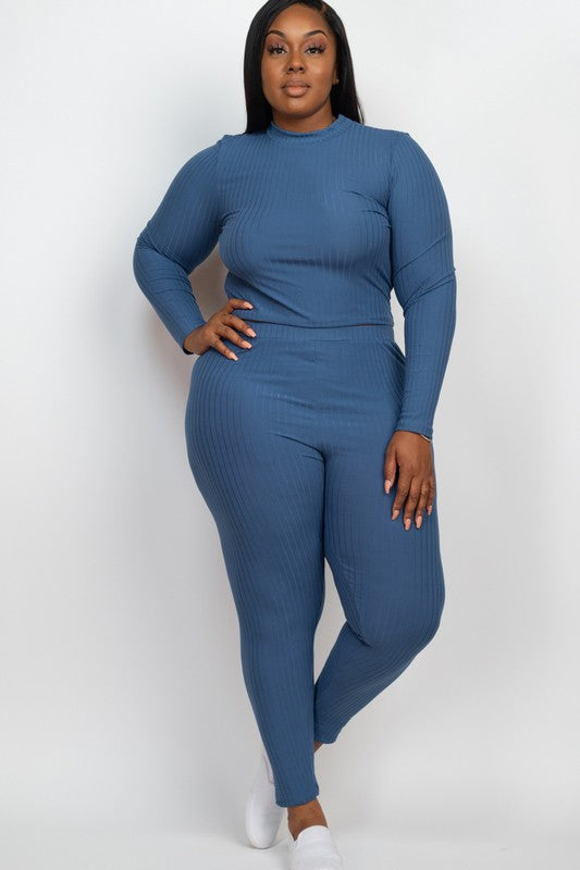 On Chill Top & Leggings Set Plus Size