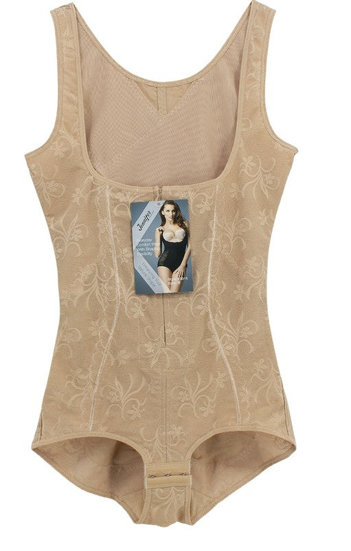 Floral Mesh Body shaper With Straps Plus