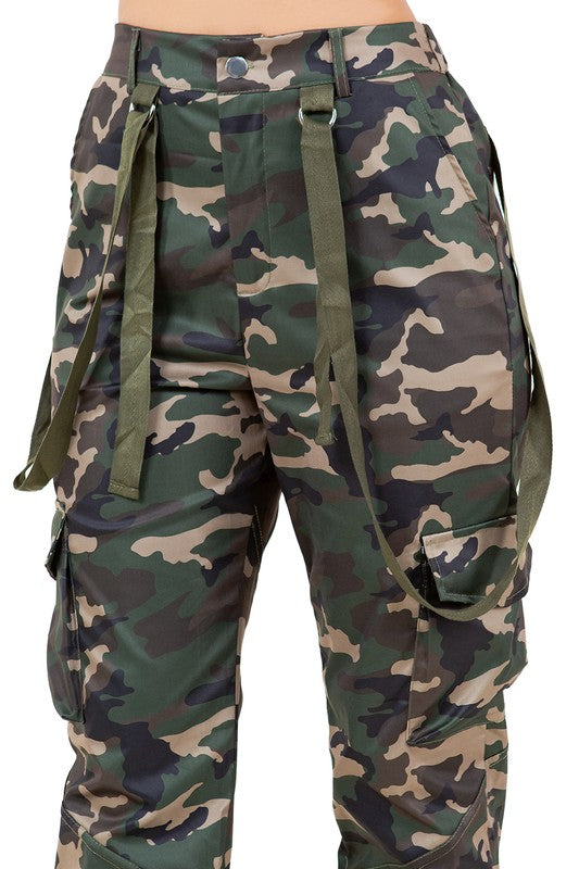 CAMOUFLAGE PRINT CARGO PANTS