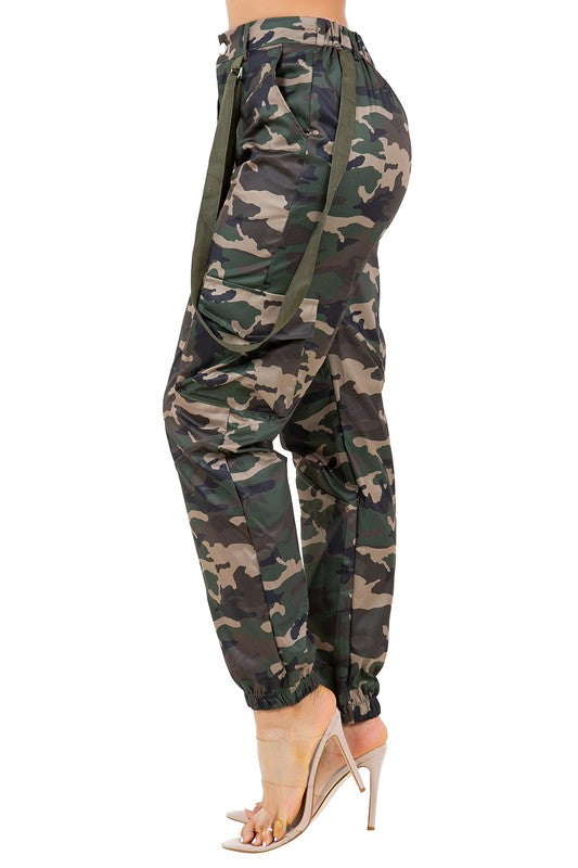 CAMOUFLAGE PRINT CARGO PANTS