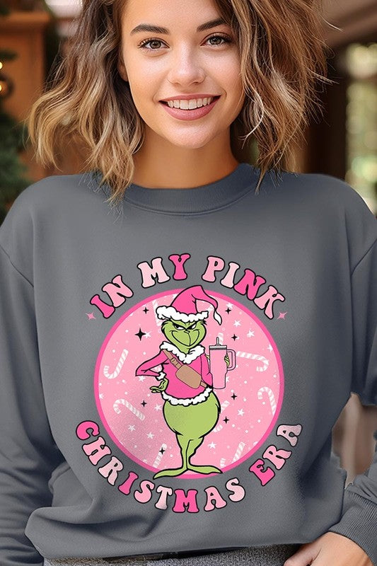 In My Pink Christmas Era Graphic Sweatshirts