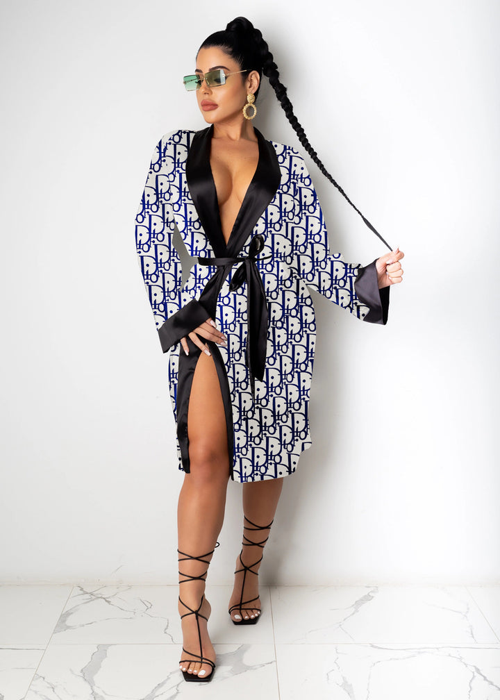 LUXE INSPIRED ROBE & SCARF SET
