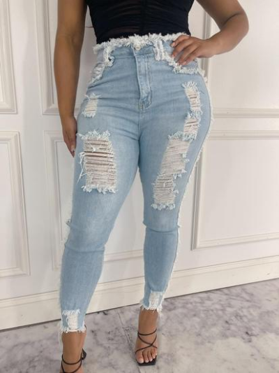 Frayed N' Sassy HW Jeans